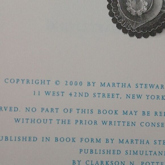 The Martha Stewart Living Cookbook - Vintage 2000 Hardcover Dust Jacket - Picture 15 of 15